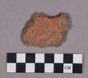 Ceramic, earthenware body sherd, undecorated

