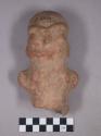 Earthenware effigy figurine with modeled features