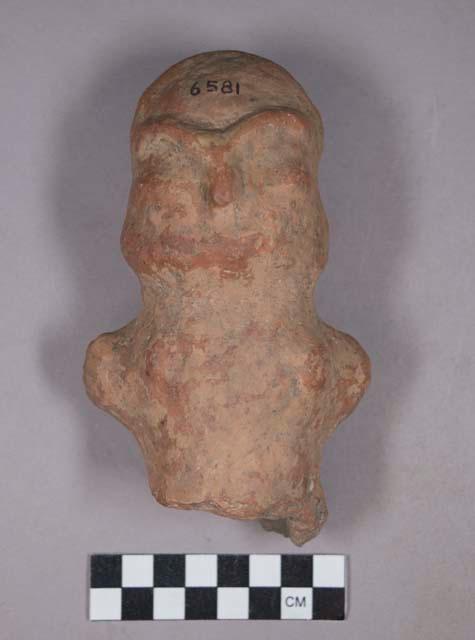 Earthenware effigy figurine with modeled features