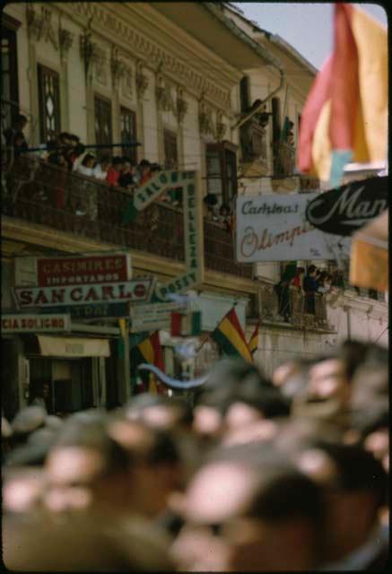 Balconies on Plaza Murillo