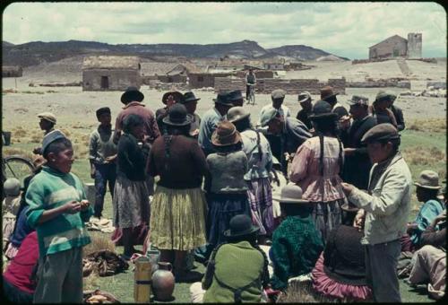 Town picnic, after last sheep dip