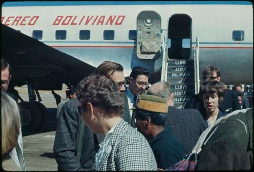 Arrival at La Paz airport