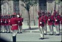 Changing of the guard at the President's palace