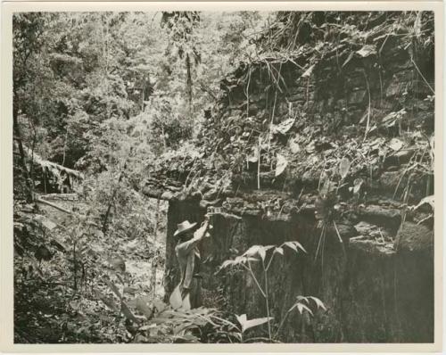 Man holding sign for Structure 3