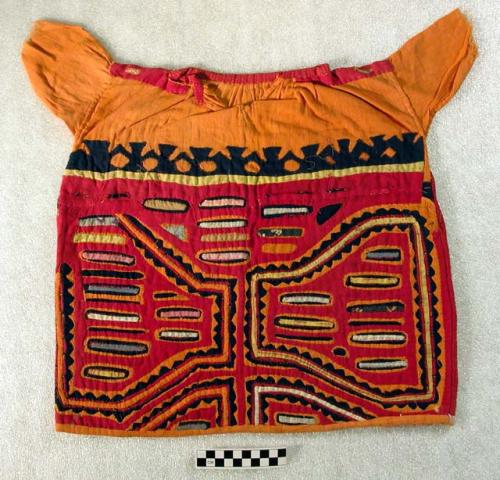 Child's dress, applique (mola)