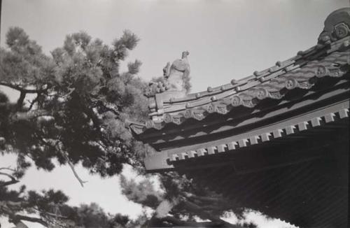 Temple roof, detail