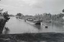 Boats approaching lock on Kitakami Canal