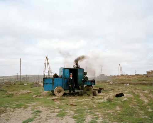 "Oil worker in Balakhani. Baku's oldest oil field. Baku,  Azerbaijan, 2015"