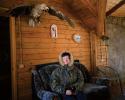 "A guest at the Zamok hunting and fishing lodge. Kamyzyak, Russia, 2012"