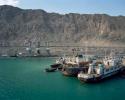 "Ships at the port of Turkmenbashi (formerly Krasnovodsk). Turkmenbashi, Turkmenistan, 2012"