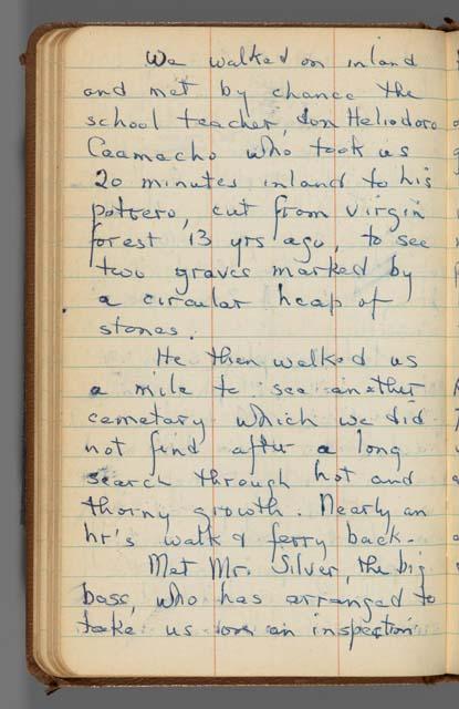 Diary, S.K. Lothrop, Costa Rica, page 52