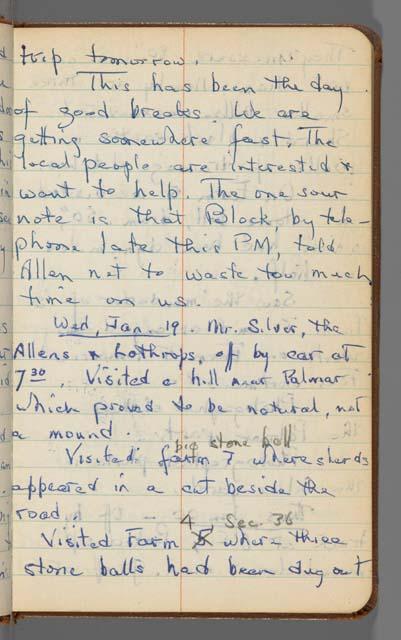 Diary, S.K. Lothrop, Costa Rica, page 53