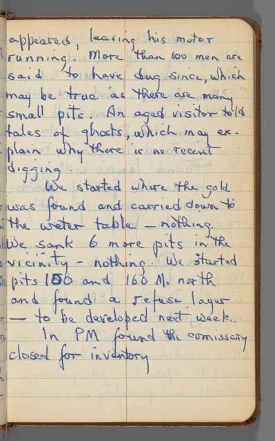 Diary, S.K. Lothrop, Costa Rica, page 59