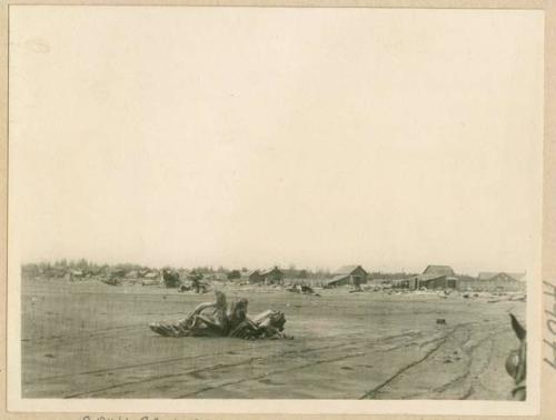 Village below Crescent City, California