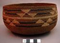 Basketry mush bowl