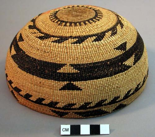 Woman's basketry cap