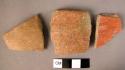 6 miscellaneous rim sherds-includes 1 painted