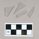 Glass, flat, clear, fragments