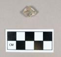 Glass, clear, possible stemware, fragment