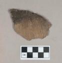 Ceramic, earthenware body sherd, cord-impressed, shell-tempered