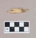 Animal bone, worked bone fragment, incised