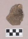 Ceramic, earthenware body sherd, cord-impressed and incised, shell-tempered