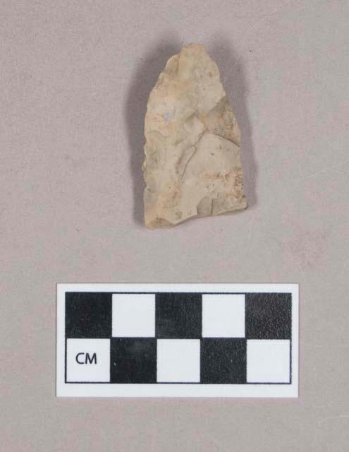 Chipped stone, projectile point, triangular