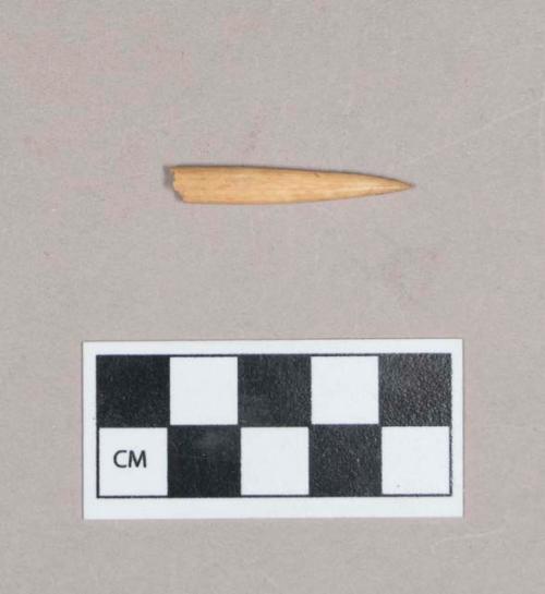 Worked animal bone perforator tip fragment