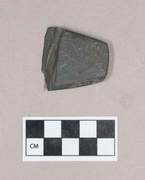 Ground stone, worked stone fragment