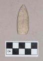 Chipped stone, projectile point fragment