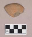 Ceramic, earthenware rim sherd, undecorated, grit-tempered, possible miniature vessel