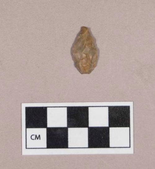 Chipped stone, biface, leaf-shaped