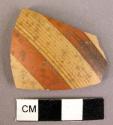 Fragments of pottery