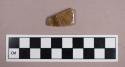 Ceramic, earthenware, light brown glazed redware body sherd