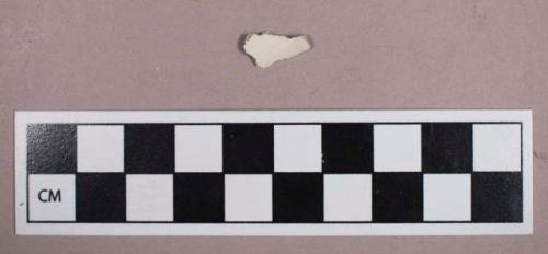 Ceramic, refined earthenware, whiteware body sherd