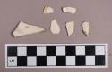 Ceramic, refined earthenware, plain creamware body sherds