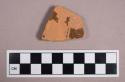 Ceramic, earthenware, brown glazed redware body sherd