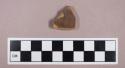 Ceramic, earthenware, brown glazed redware body sherd