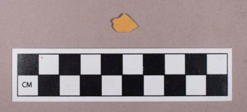 Ceramic, refined earthenware, yellowware body sherd