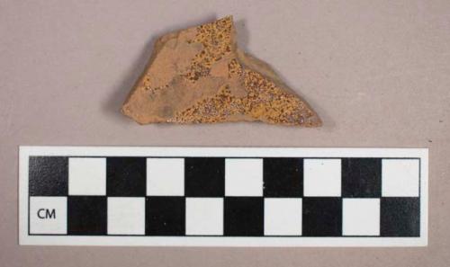 Ceramic, earthenware, unglazed redware body sherd