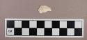 Ceramic, refined earthenware, plain creamware body sherd