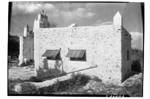 Church sacristy now used as photographic laboratory