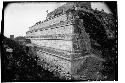 South side of pyramid at the Temple of Warriors