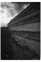 South side of pyramid at the Temple of Warriors