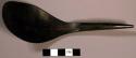 Horn spoon, undecorated