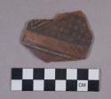 Ceramic body sherd with polychrome designs