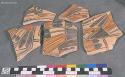 Restorable polychrome potsherd