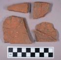 Ceramic, architectural, brick roof tile, fragments