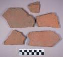 Ceramic, architectural, brick roof tile, fragments