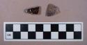 Ceramic, redware, var. lead glaze (black, brown), body sherds